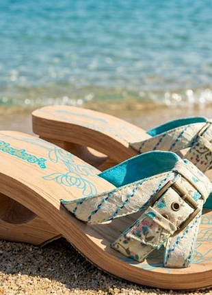 Вінтажні жіночі сабо-босоніжки skechers стиль: vintage / y2k / розмір 34, довжина устілки 22.5 см