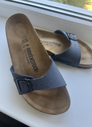 Ортопедичні шльопанці birkenstock madrid 38 шльопки сандалі биркенштоки