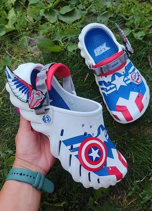 Крокси crocs captain america echo clog  w9 m11