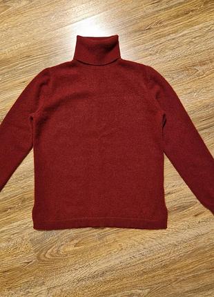Светр гольф кашеміровий j.crew розмір s бордового кольору