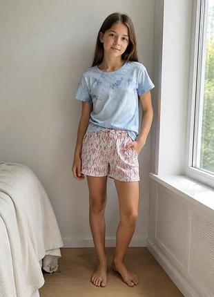 Літній комплект, набір: шорти gap та футболка h&m