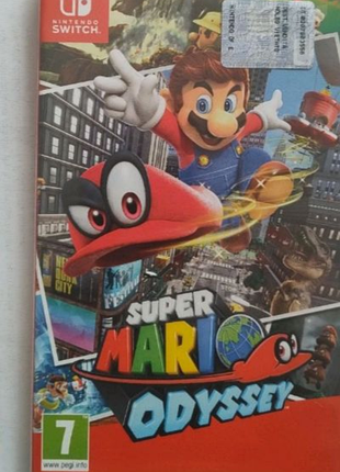 Гра super mario odyssey nintendo switch (оригінал).