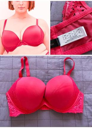 Вишуканий контурний бюстгальтер city chic contour bra love red, p. 100 f/ 110 f