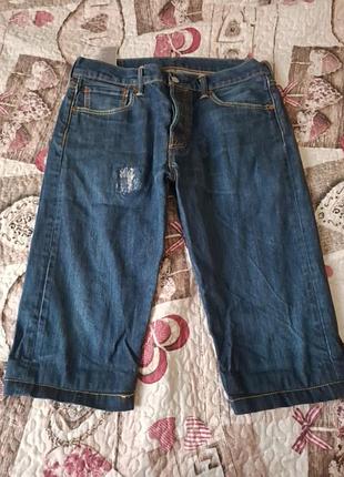 Чоловічі шорти  levi's, темно синього кольору