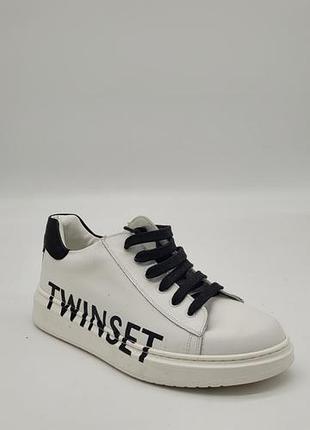 Стильні кеди twinset, 37 розмір (24 см)