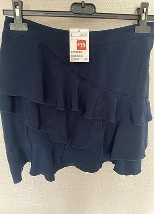 Спідниця легенька з воланами h&m 38/8