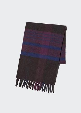 Шарф шаль uniqlo soufflé yarn chunky stole