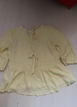 Блуза h&m  з завʼязками