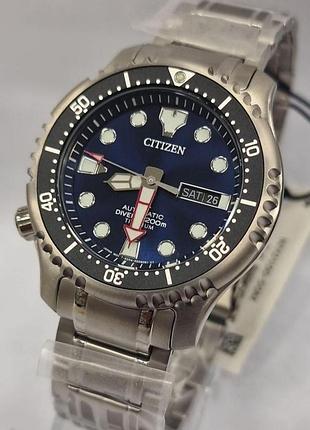 Часы мужские citizen ny0100-50m promaster mechanical diver
