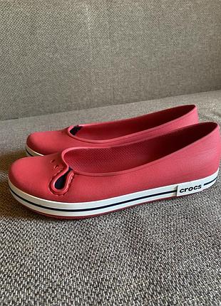 Балетки crocs w7