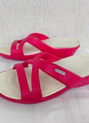 Шлепки crocs р.38