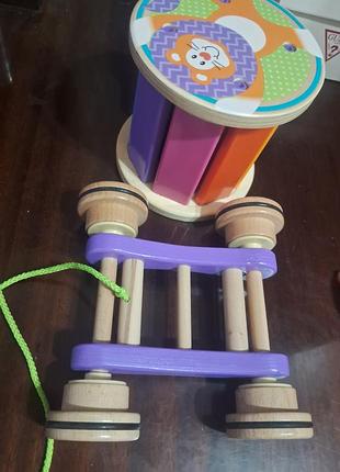 Музична розвиваюча іграшка pull & play xylophone
