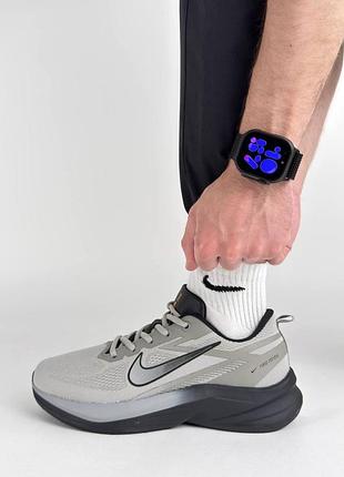 Nike renew light grey black 9