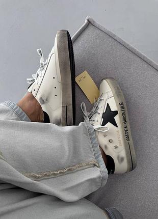 Жіночі кросівки golden goose | ggdb sstar | white/black inscription