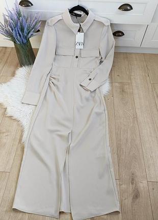 Сукня міді з драпіруванням на поясі від zara, розмір m ❤️