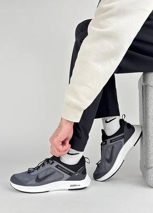 Чоловічі кросівки nike air running grey white black