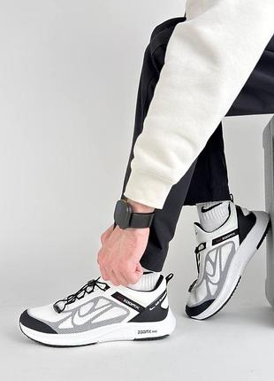 Чоловічі кросівки nike air running white black