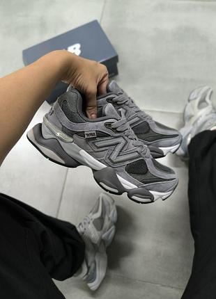 Стильные женские кроссовки new balance 9060 x joe freshgoods dark gray