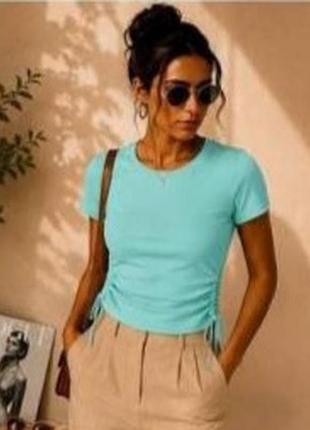 Футболка жіноча бірюза, лаванда р. s-l
