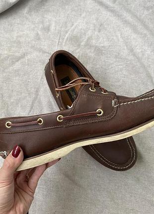 Мокасини чоловічі timberland з натуральної шкіри