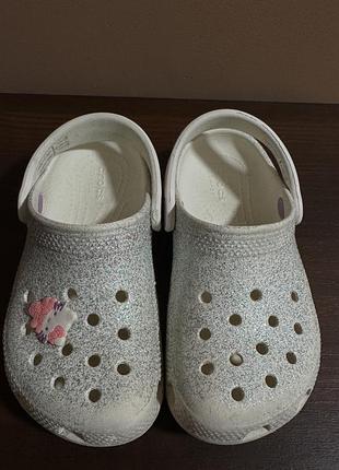 Crocs оригінальні крокси на дівчинку c10 (17см)