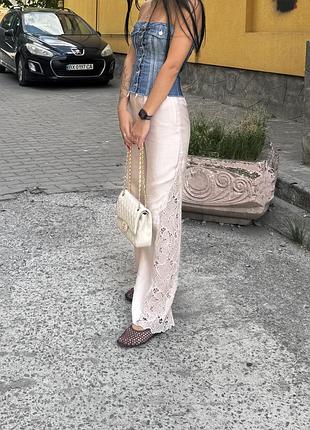 Шикарні мереживні штани палаццо 💗 h&m 🌸