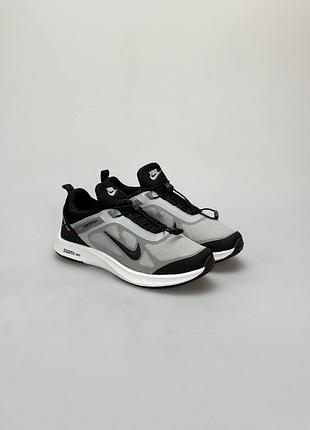 Nike air running light grey black