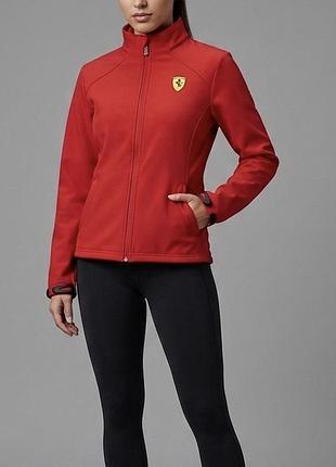 Ferrari scuderia ексклюзивна жіноча олімпійка спортивна кофта софтшелл розмір м ідеал