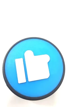 Антистрес- клікер "like" br. 4см 3-d друк