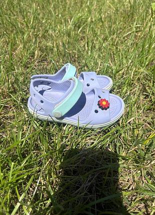 Босоножки сандалии на девочку крокус crocs c6