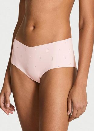 Жіночі трусики victoria's secret (225326887213) no-show sparkle cheeky xs рожеві