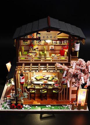 Румбокс японский суши-ресторан 3d интерьерный конструктор gibbon sushi m2011 + купол
