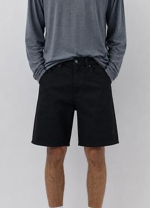 Широкі чоловічі джинсові шорти pull&bear standard fit shorts