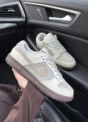 Стильні жіночі кросівки nike sb dunk low ironstone