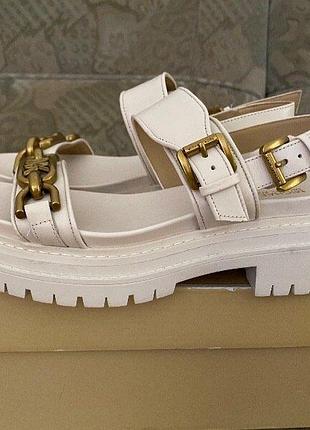 Шкіряні босоніжки michael kors