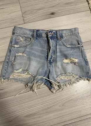 Джинсові шорти zara 36 розмір