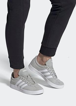 Жіночі кеди низькі adidas vl court 3.0 id6280щщ grey two