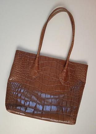 Винтажная кожаная сумка furla