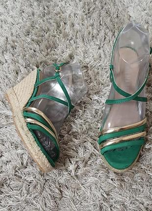 ✨ босоножки luiza san marina из натуральной замши р.38💚