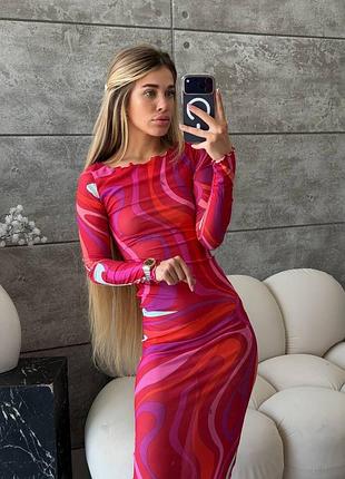 Розкішна сукня тренд сезону new collection 2026  pucci