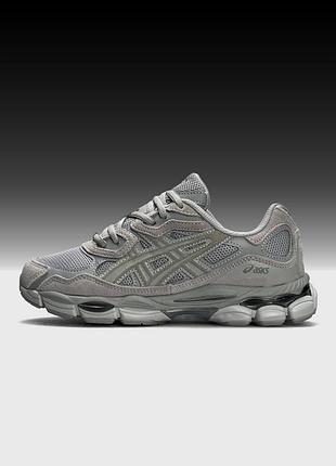 Женские кроссовки asics gel-nyc grey