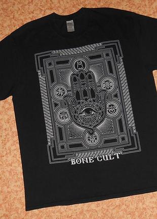 Футболка bone cult/death electronica/industrial/dark synth/рок мерч
