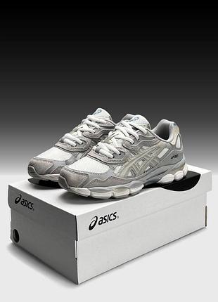 Жіночі кросівки asics gel-nyc grey white