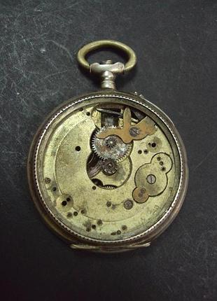 Часы карманные механизм корпус серебро №2136