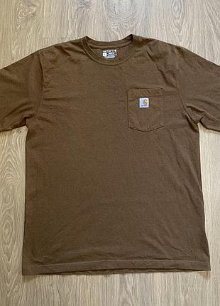 Футболка з карманом кархарт carhartt