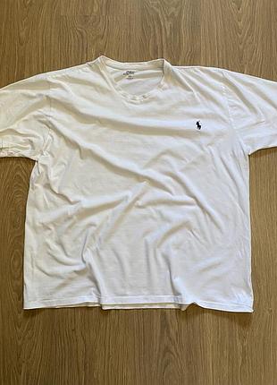 Біла футболка поло ральф лаурен polo by ralph lauren