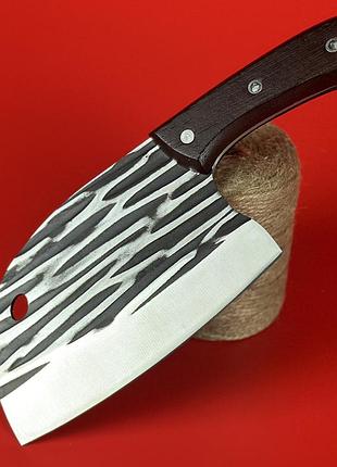 Кухонный универсальный нож из нержавейки king cary santoku kitchen 25 см, нож для шинковки, нож кухонный шеф