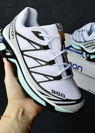 Salomon xt-6 white black жіночі кросівки білі з чорним 39 (25 см) 37