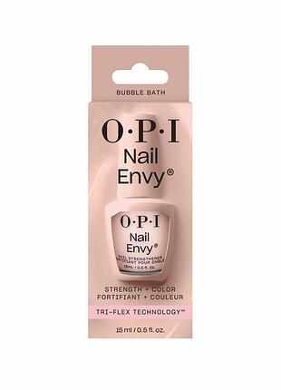 Зміцнювач для нігтів opi nail envy у відтінку bubble bath