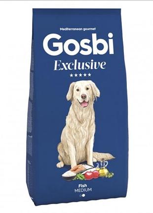 Сухий корм для собак gosbi exclusive fish medium.іспанський преміум корм